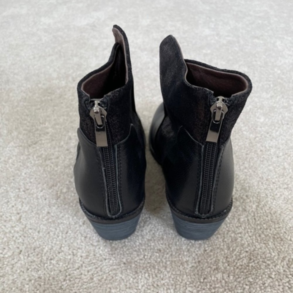 Black Booties With Sparkle On Side - image 4